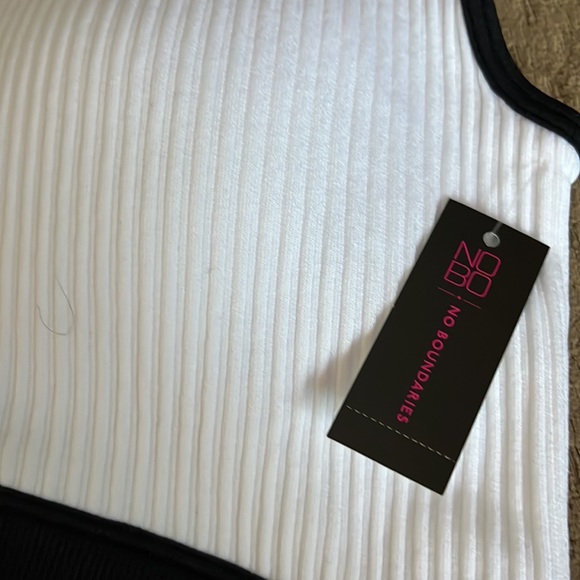 Juniors' Seamless Retro Plunge Bralette / Crop Size XXXL - Picture 7 of 9